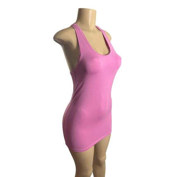 Women XS Athleta Pink Shanti Tank Top PowerVita Racerback 405070 Yoga Run - Picture 1 of 6